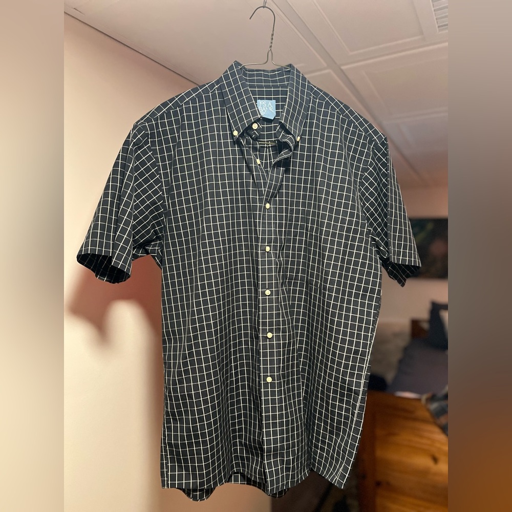 Jos. A. Bank black flannel shirt size M